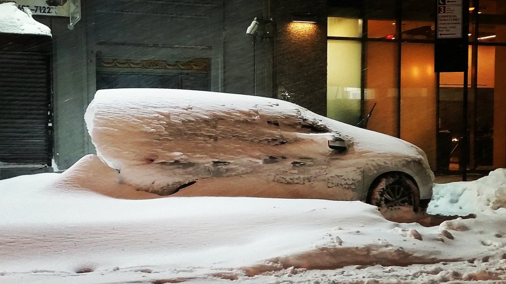 1024x576, 116 Kb / снегопад, лед, авто