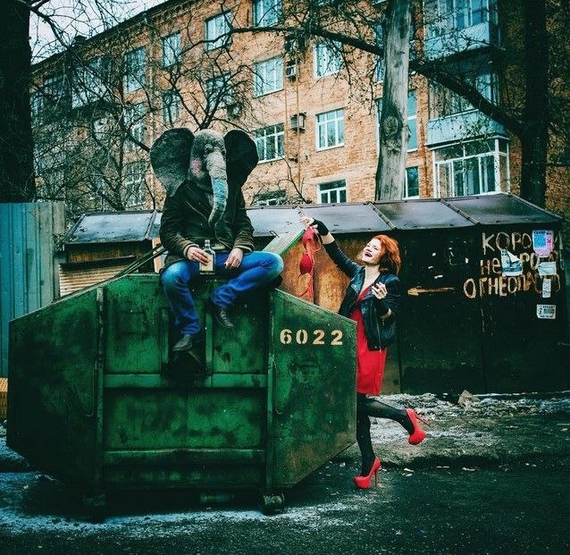638x621, 136 Kb / рыжая, слон, гараж, бюстгальтер, бутылка, ганеша