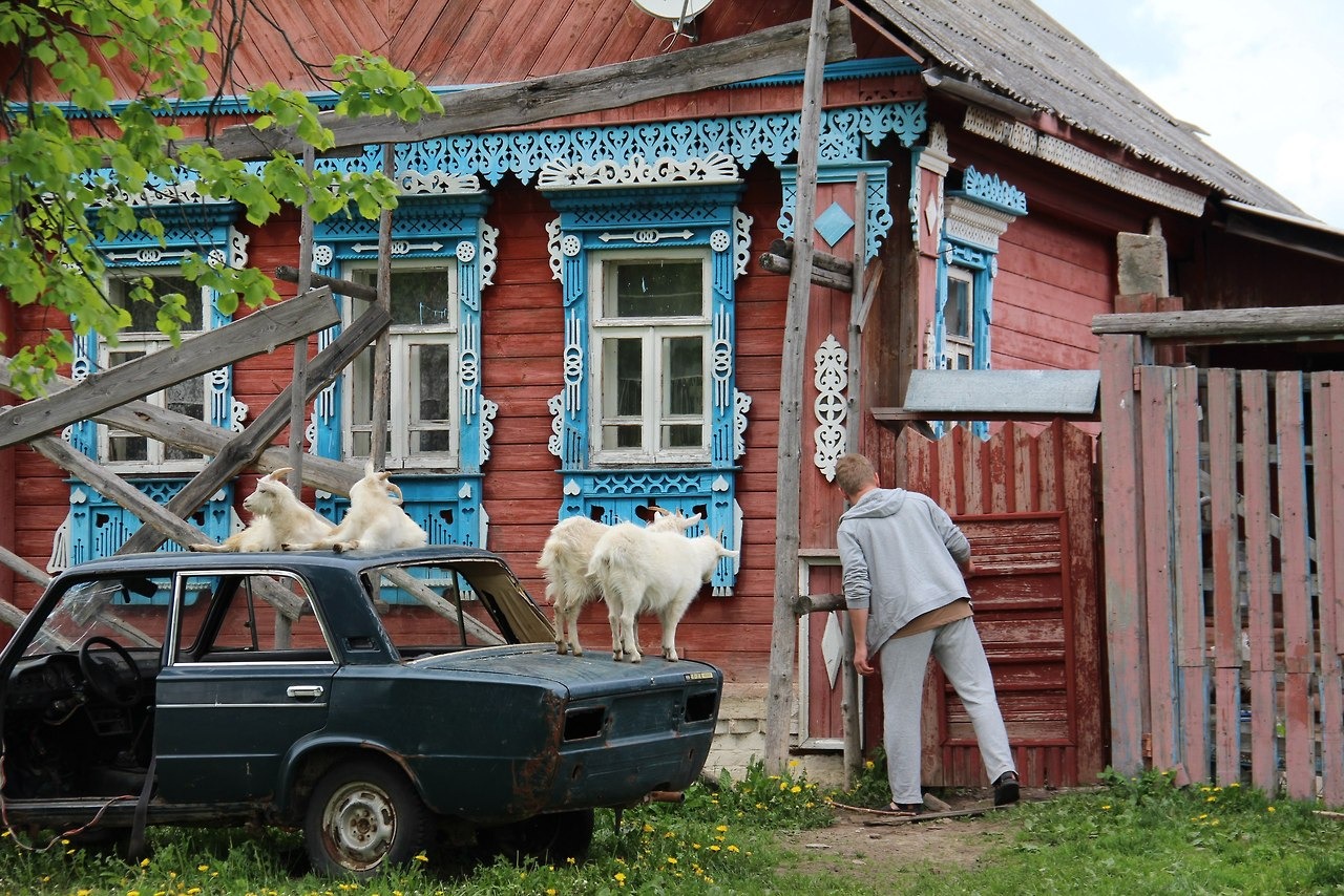 1280x854, 424 Kb / резной, жигули, козы