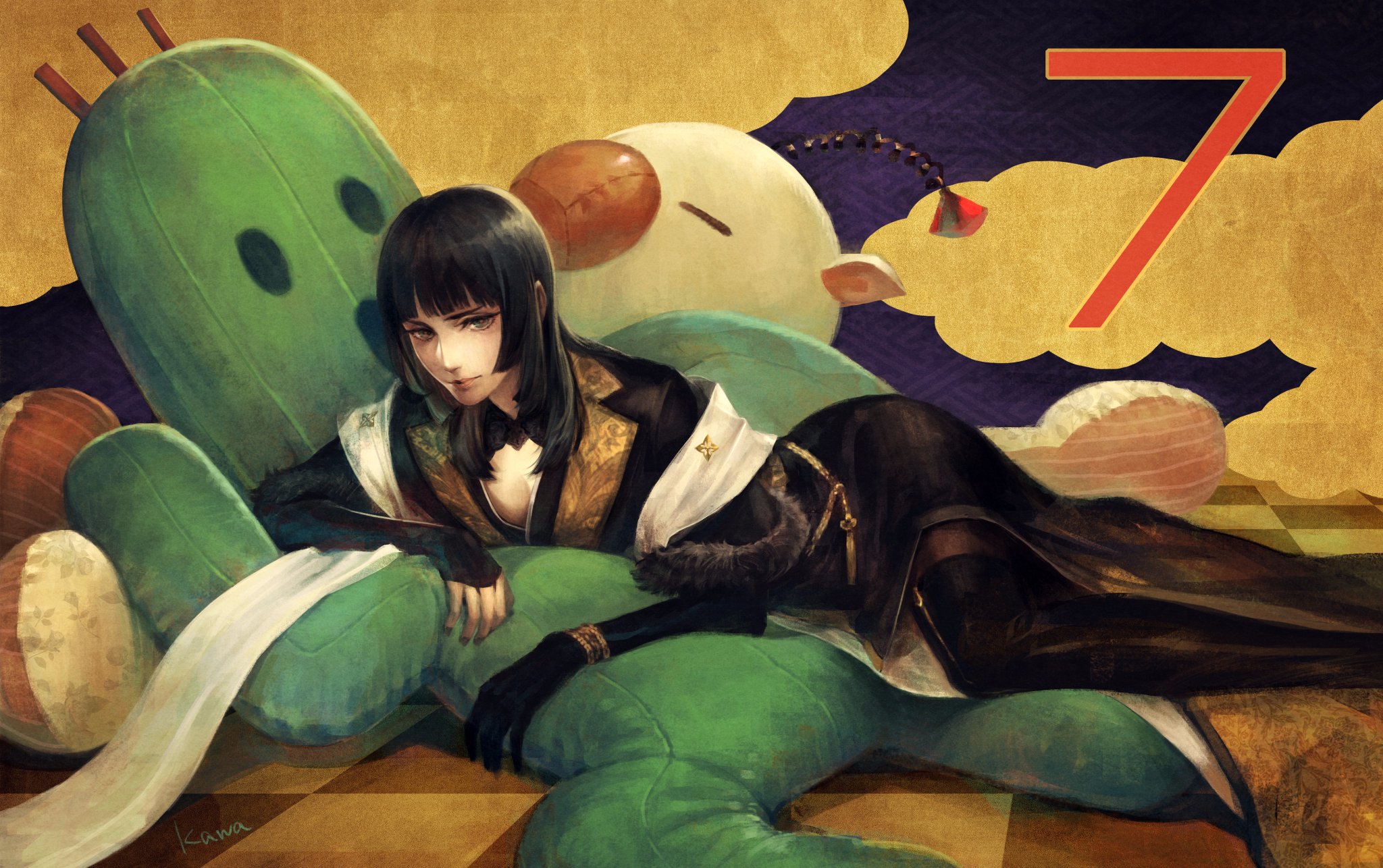 2048x1286, 483 Kb / Gentiana, Final Fantasy XV