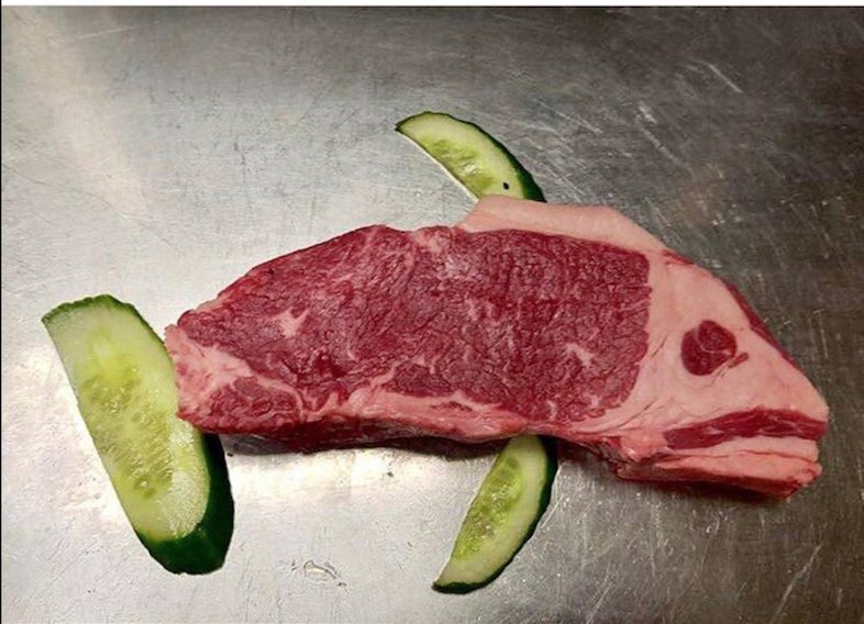 786x568, 88 Kb / рыба, мясо, огурец