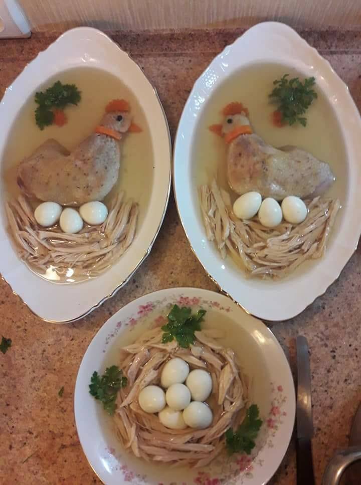 720x967, 67 Kb / курица, бульон, яйца