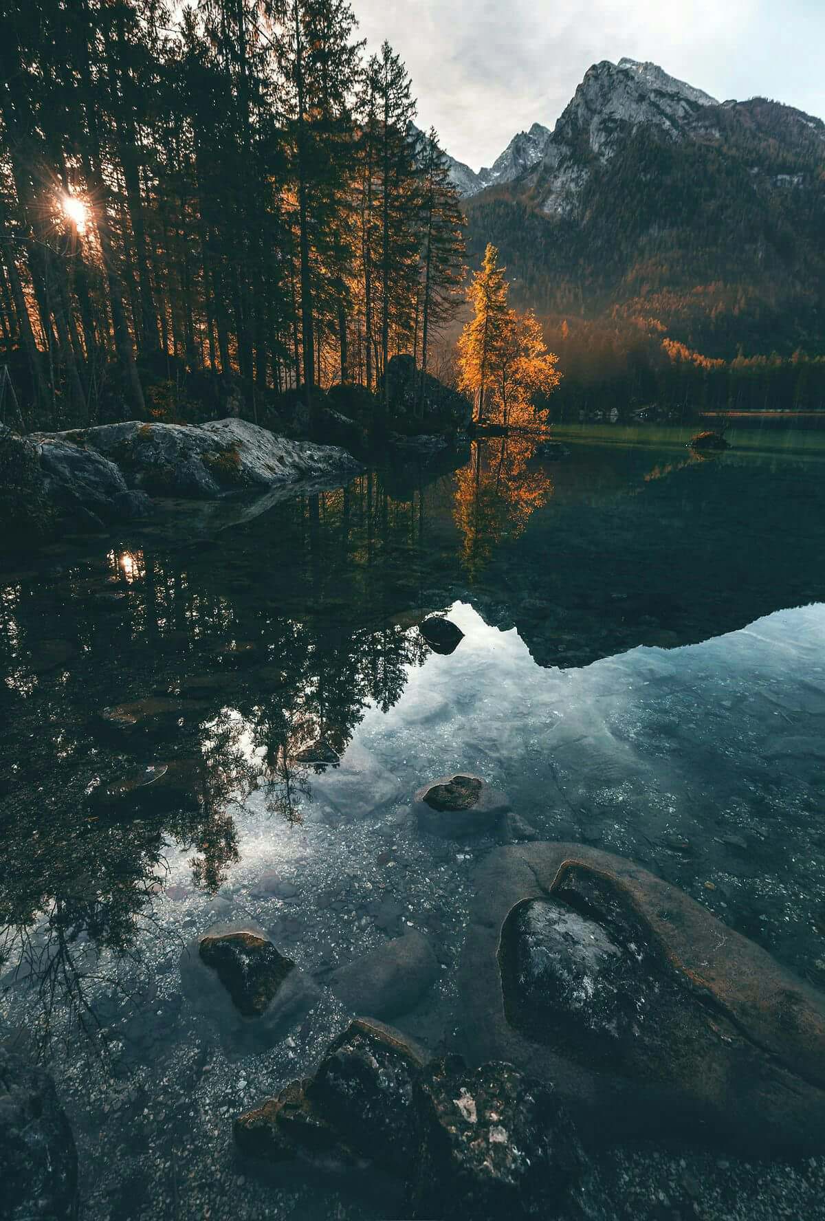 1200x1776, 263 Kb / горы, лес, деревья, воды, камни, осень