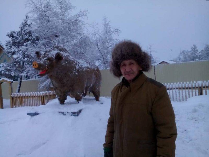 800x600, 45 Kb / свинья, навоз, нг, скульптура, Боппосов