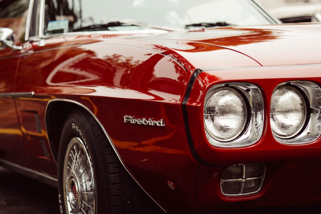 1100x733, 119 Kb / автомобиль, ретро, классика, фары, морда, перед, Pontiac, Firebird, Понтиак, блеск, 1967-1969, первое поколение, v8, жар-птица