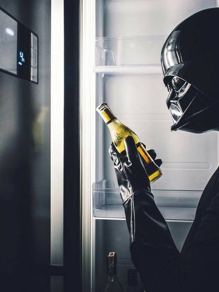 720x960, 57 Kb / бутылка, холодильник, Дарт Вейдер, пиво, star wars, светлое