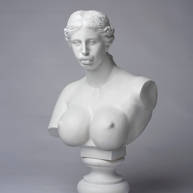 800x800, 40 Kb / скульптура, бюст, мода, силикон