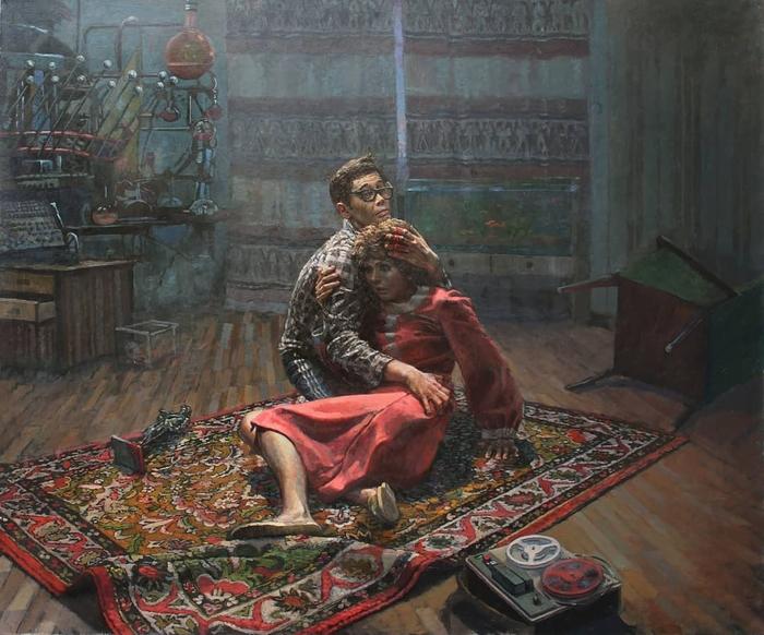 700x582, 67 Kb / шурик, царь, машина, времени, ковер, магнитофон, Иван Грозный