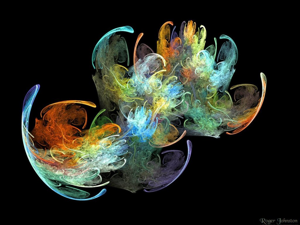 1024x768, 129 Kb / flame, fractal, фрактал, пламенный
