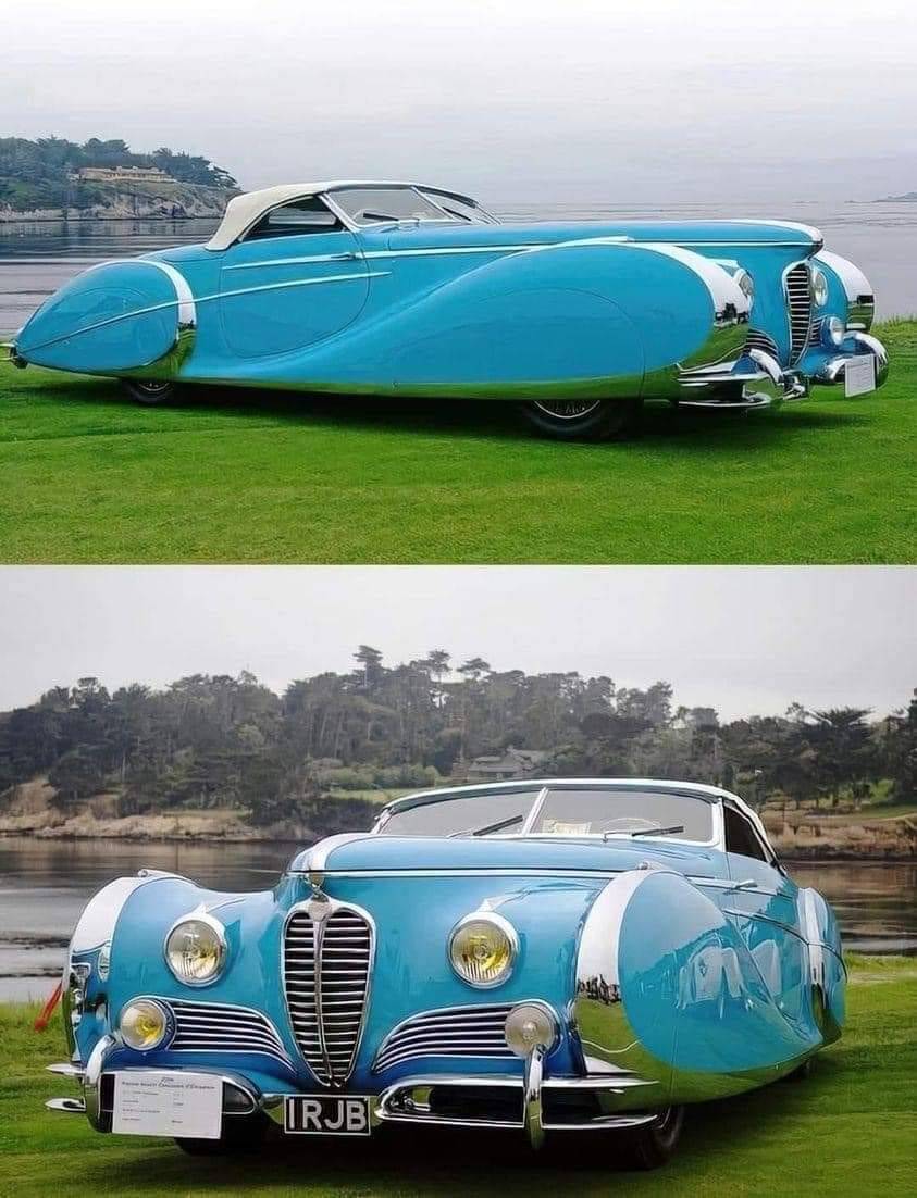 843x1102, 107 Kb / автомобиль, классика, ретро, Delahaye, кабриолет, родстер
