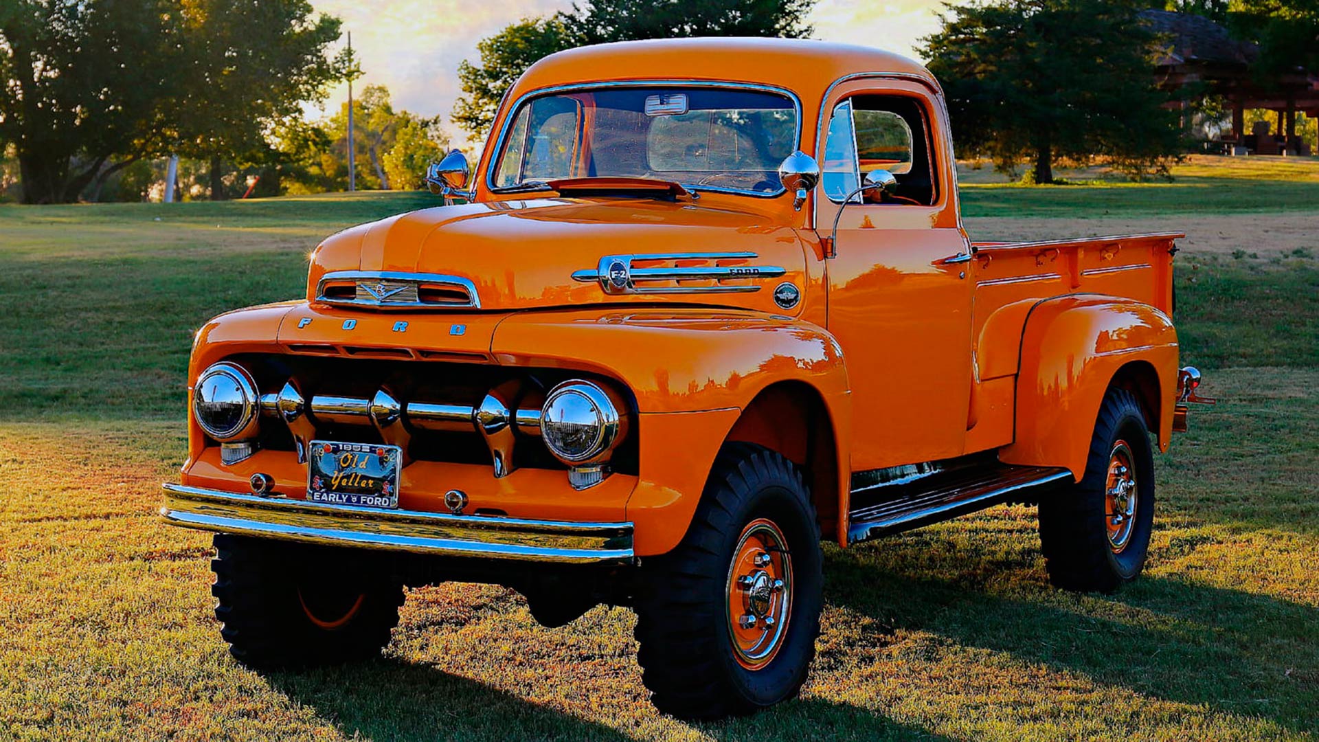 1920x1080, 403 Kb / автомобиль, классика, ретро, ford, пикап