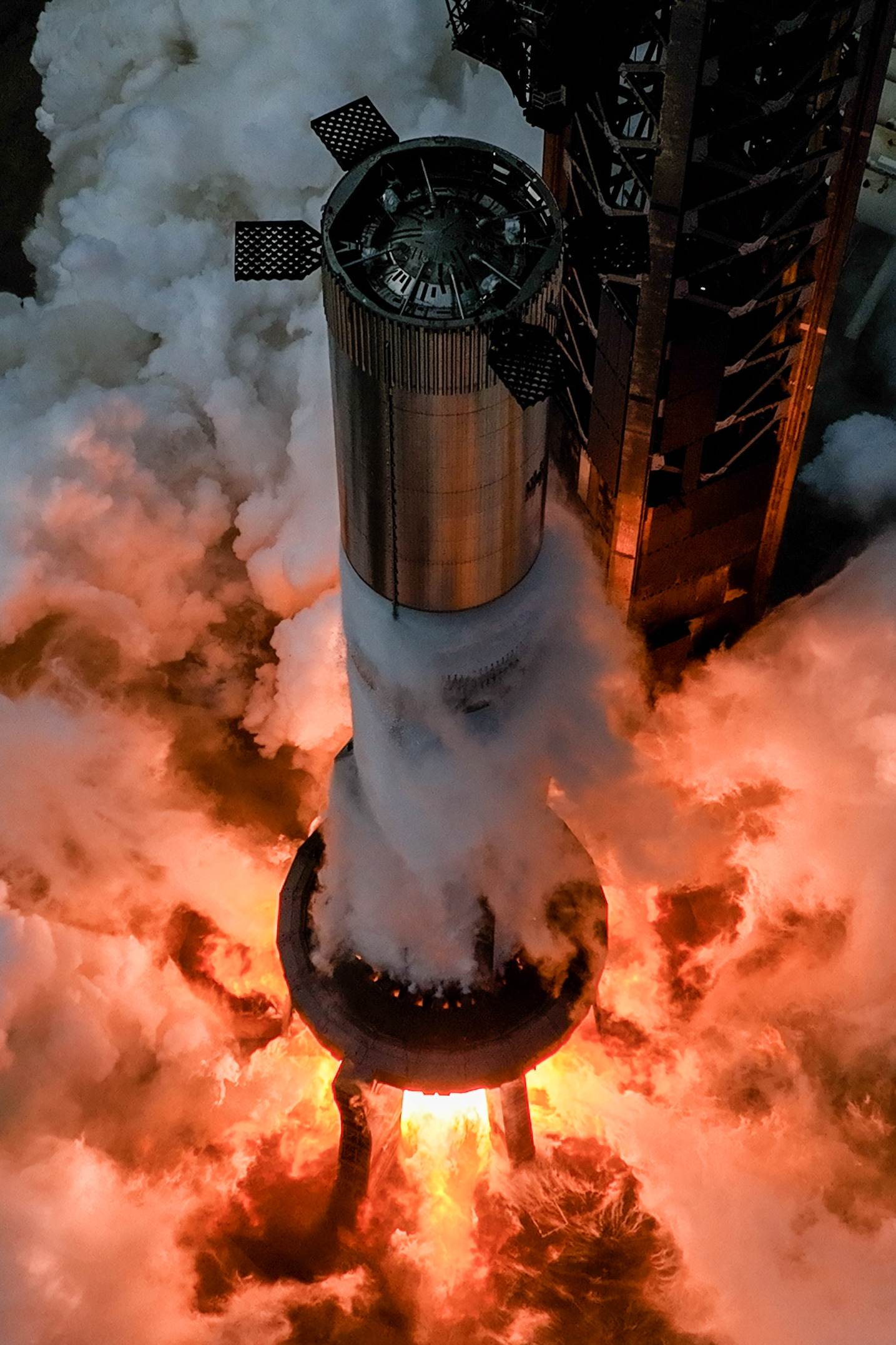 1435x2153, 275 Kb / Ракета, пуск, старт, Starship, SpaceX