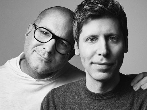 512x384, 28 Kb / Jonathan Ive,Samuel Altman,Apple,OpenAI