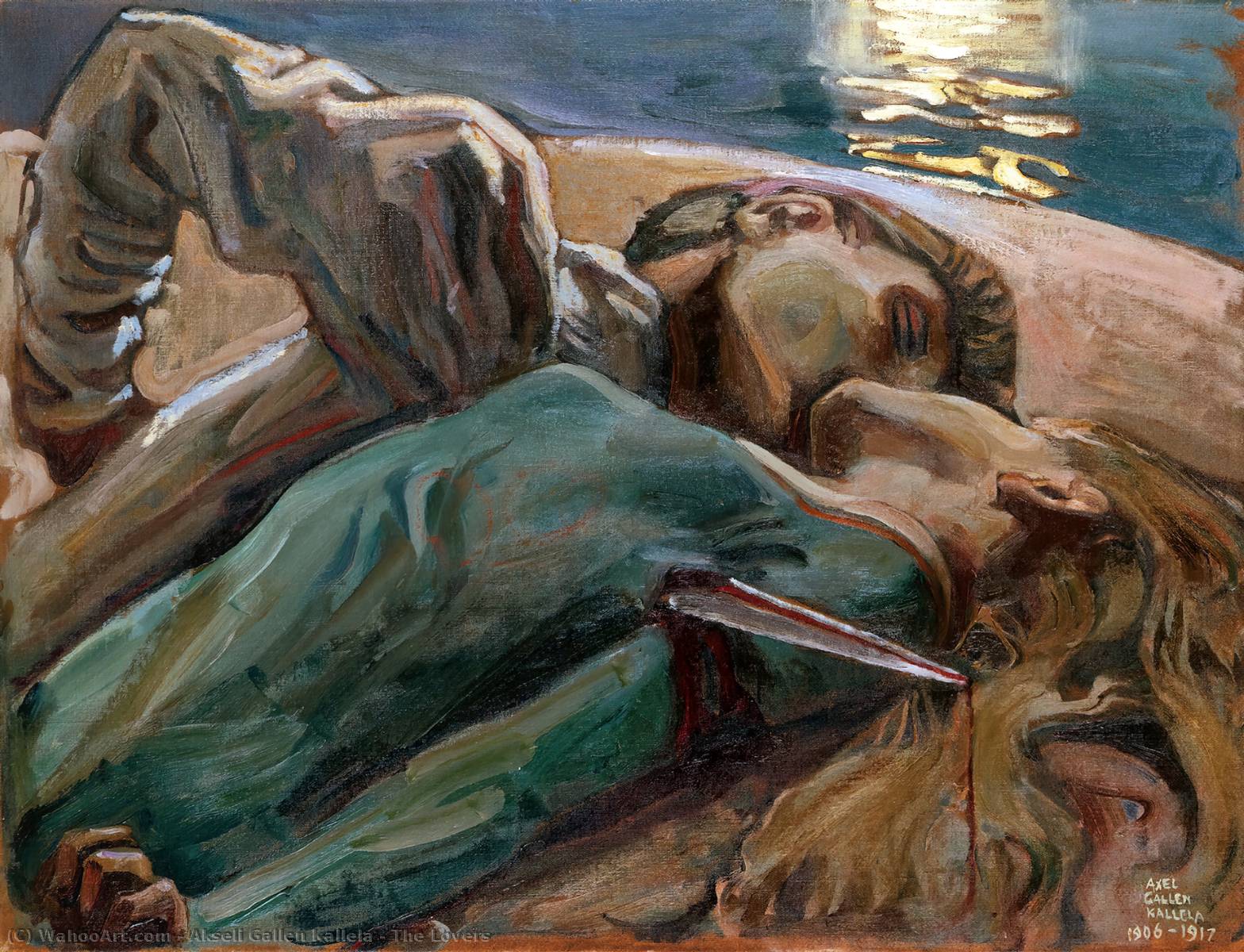1568x1200, 332 Kb / картина, любовники, Аксели Геллен-Каллела
