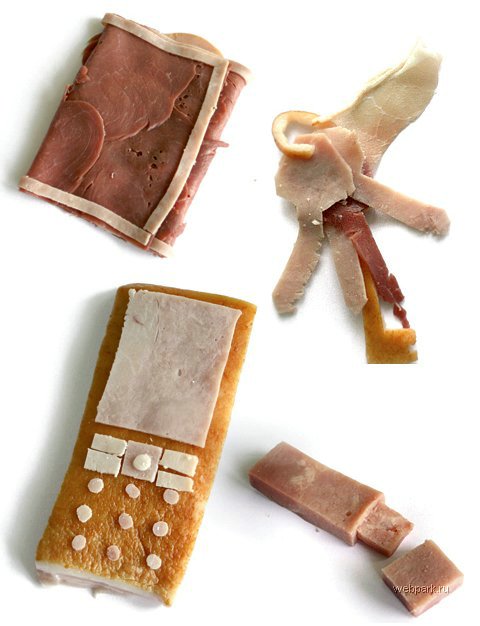 480x626, 45 Kb / кошелек, ключи, мобильник, флешка, ветчина, мясо, хавка