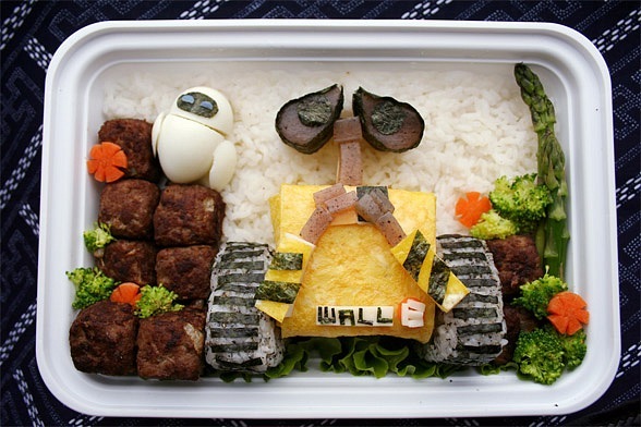 588x392, 92 Kb / валли, еда, wall-e