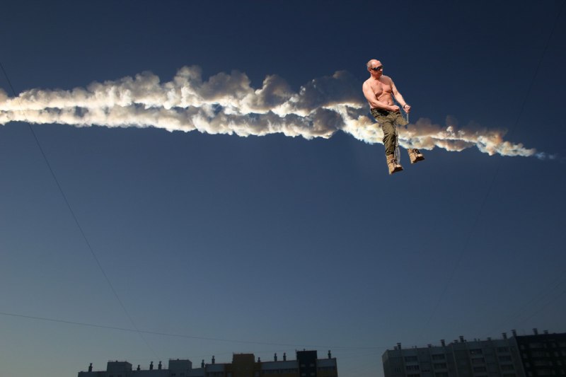 800x533, 33 Kb / метеорит, путин