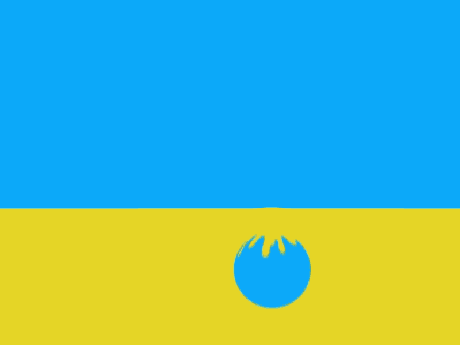 460x345, 177 Kb / флаг украины, анимация, синий, желтый