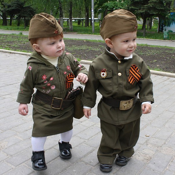 604x604, 96 Kb / Дети, форма, колорадыши