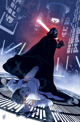 334x504, 50 Kb / комикс, рисунок, дарт вейдер, звёздные войны, star wars, лазерный меч