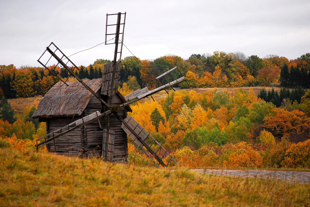 1024x685, 299 Kb / мельница, осень