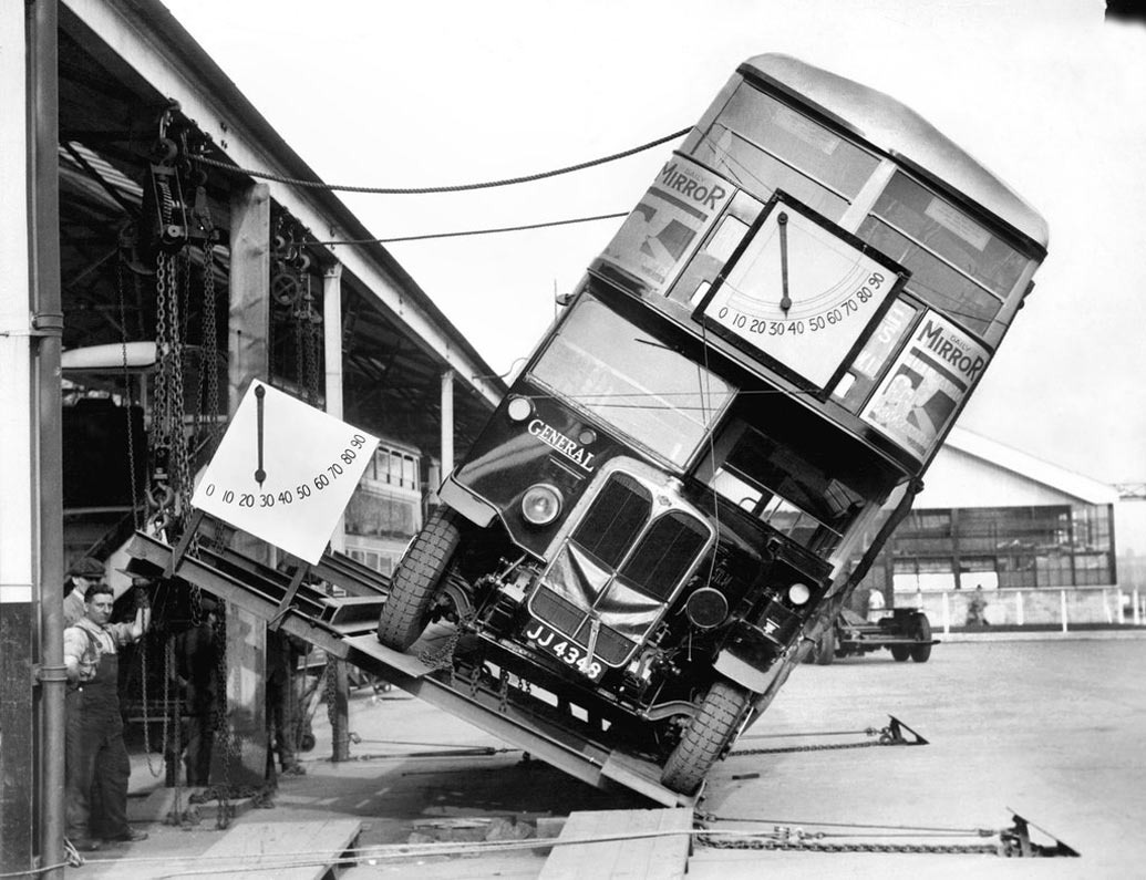 1035x795, 169 Kb / автобус, ч/б, Double-Decker, Лондон, 1933