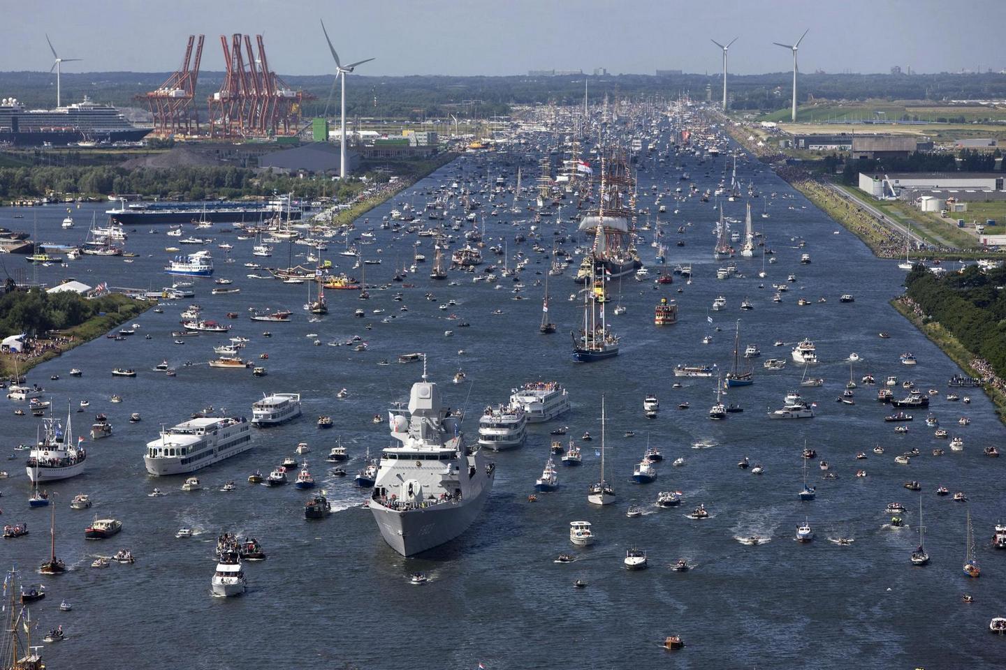 1440x960, 272 Kb / СЭЙЛ АМСТЕРДАМ, SAIL Amsterdam, корабли, ветряк
