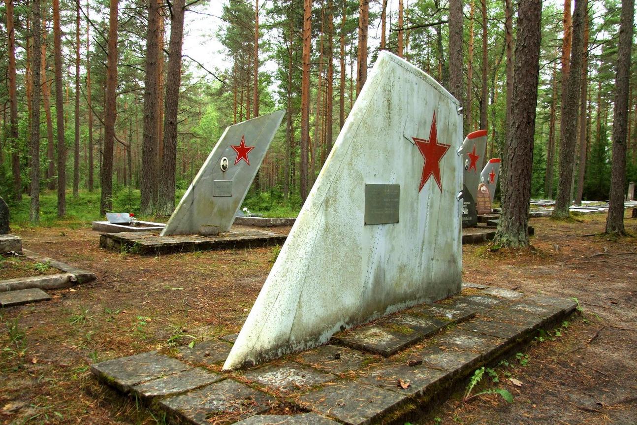 1294x863, 305 Kb / кладбище , могилы, хвост, самолёта