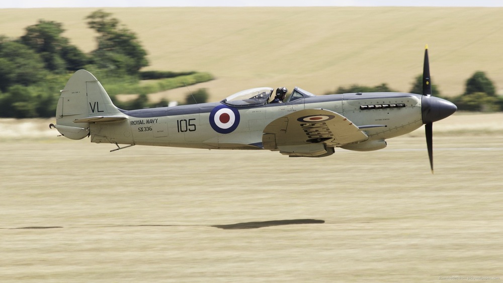1000x563, 115 Kb / самолёт,самолет,spitfire,спитфайр