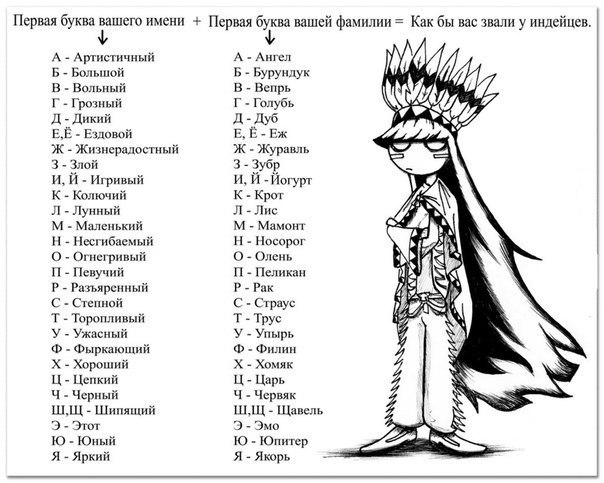 604x483, 70 Kb / имя, индеец