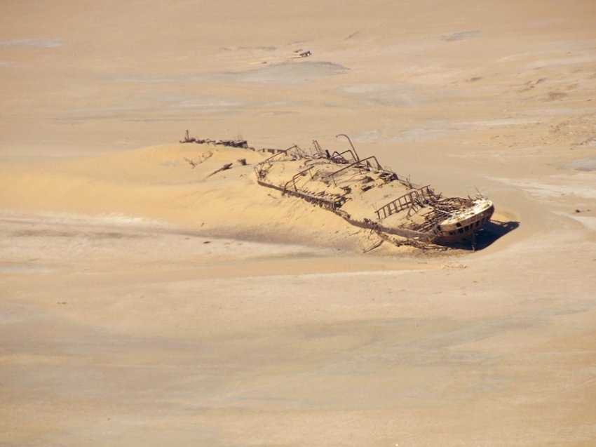 850x637, 88 Kb / Остров, Sable, кладбище, корабли