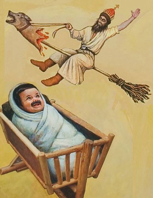 496x640, 84 Kb / усы, метла, люлька, ребёнок, салам, нех