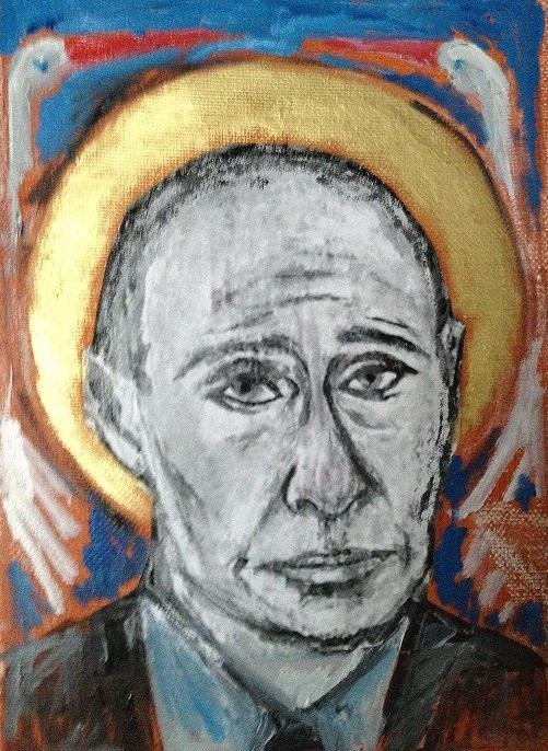 501x686, 111 Kb / путин, святой, стерхи, икона, политота