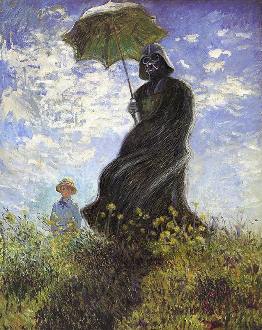 900x1134, 325 Kb / Дарт, Вейдер, ваниль, дождь