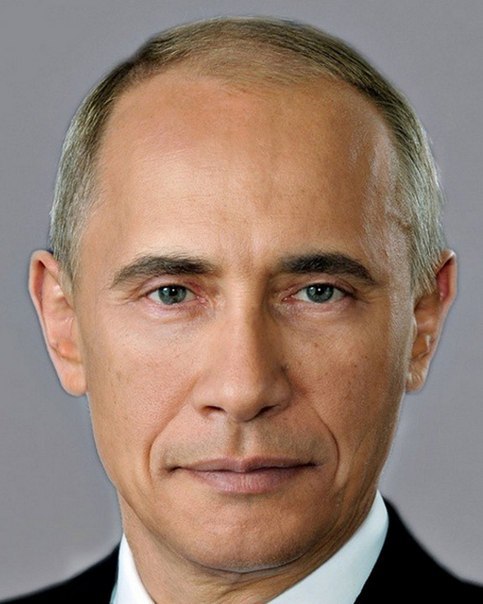 483x604, 52 Kb / Путин, Обама, фотошоп