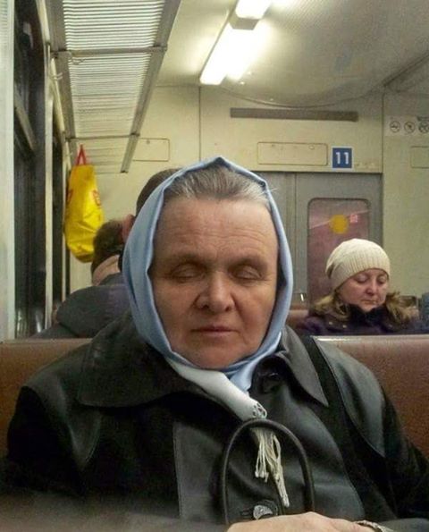 480x595, 43 Kb / старушка, бабушка, электричка