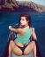 море, попа, купальник, спина, горы, гидроцикл, krotchy, глаза разные, Sarah Rose Mcdaniel, гетерохромия