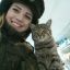 военная, улыбка, кошка, полка