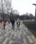 тротуар, пальто, мимикрия