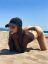 очки, кепка, попа, песок, пляж, раком, Jen Selter