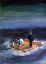 плот, океан, море, моряк, матрос, капитан, Oto Reisinger