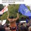 митинг, волнения, протест, Грузия, трусы, Россия, НАТО, флаг, провал, Штирлиц