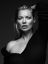 kate moss, ч/б