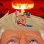 трамп, ким чен ын, сёрф, взрыв, рисунок