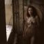 ArtofdanPhotography, брюнетка, подъезд, трубы, шляпа, Melissa
