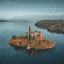 замок, остров, Ирландия, крепость, заброшка, МакДермотт