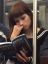 девушка, книга, боевые ножи, метро