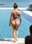 Попа, спина, купальник, бассейн, Demi Rose, большая жопа