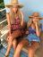 две, шляпа, украшение, видно, бритая, блондинка, Sahara ray, Mara Teigen