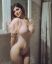 Стена, зеркало, тату, Ellie Lou